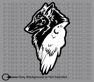 Odin Thor Viking Norse Wolf Raven Rune Protection sticker decal  - Picture 1 of 2