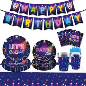 162pcs Video Game Birthday Decorations Gaming Party Supplies - Including Plat... - Picture 1 of 9