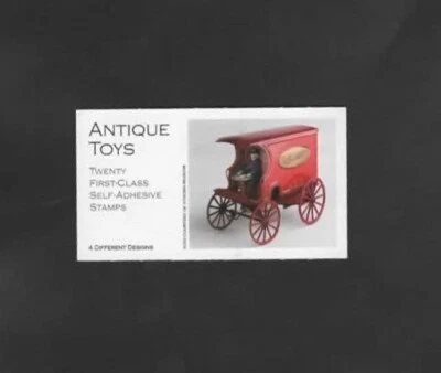 Stamps. USA. Antique Toys. Booklet. Scott #BK291 - Image 1 of 2