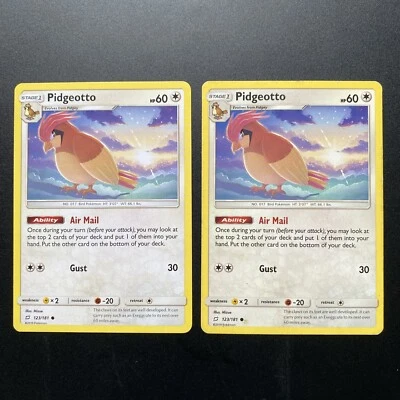 Pokémon TCG Pidgeotto Sun & Moon Team Up 123/181 Regular - Image 1 of 2