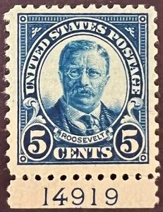 US STAMPS #557 5c ROOSEVELT MINT MOGNH cv $85 xf - Picture 1 of 3