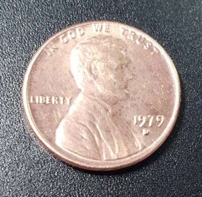 1979 D Lincoln Cent Filled Mint Mark Error. - Image 1 of 4
