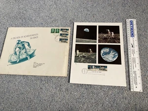 Achievement in Space First Day of Issue - postmarked Kennedy Space Centre (1971) - Picture 1 of 5
