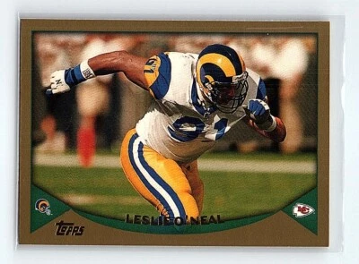 1998 Topps Leslie O'Neal Kansas City Chiefs #34 - Image 1 of 2