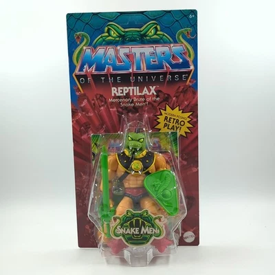 Figura Masters of the Universe Origins Snake Men Reptilax MOTU NUEVO Foto 1 de 4