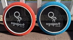 Set of 2 Ogosport Frisbee Sports Disks Orange & Blue 12” X 12” - Picture 1 of 4