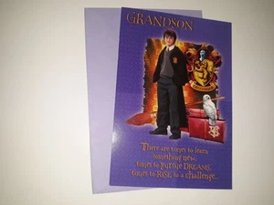 Harry Potter Happy Halloween Greeting Card Grandson Vintage NEW / Unused - Picture 1 of 5