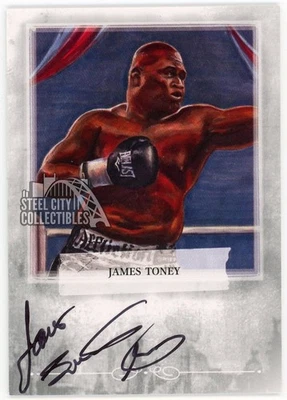 James Toney 2010 Ringside Round 2 Boxing Autograph Card #A-JT1 - Image 1 of 2