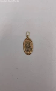 Gold Pendant Women's (Unstamped-Tested 14.10KT) Weight 1.1g - Picture 1 of 7