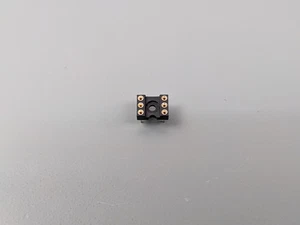 (800) 6 pin 0.3" Wide IC Socket, Gold Contact Machine Pin, 0.1" Pitch - Picture 1 of 3