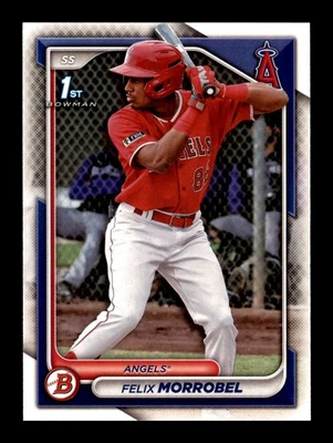 2024 Bowman Prospects #BP-121 Felix Morrobel Los Angeles Angels - Image 1 of 2