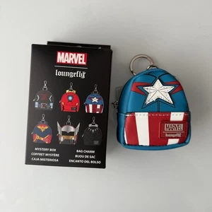 Captain America - Avengers Loungefly Mini-Backpack Mystery Box Key Chain - Picture 1 of 2