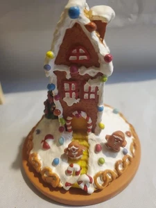 Gingerbread House Pottery Cookie Stamp 5" Tall By Fox Run Craftsman - Picture 1 of 11