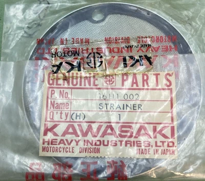 ACEITE COLADOR KAWASAKI 16111-002 GENUINO NUEVO Foto 1 de 2