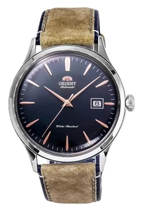 Reloj automático de vestir Orient Bambino esfera azul para hombre RA-AC0P02L10B RA-AC0P02L30B - Imagen 1 de 3