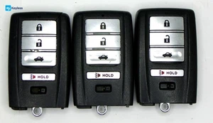 Lot x3 OEM Acura ILX TLX RLX Smart Key Remotes TESTED KR5V1X - Picture 1 of 2