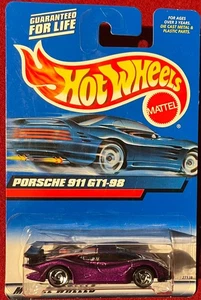 HOT WHEELS  PORSCHE 911 GT1-98 PURPLE RAZOR 2000 #172. SEE COMBINED OFFERS! - Picture 1 of 1