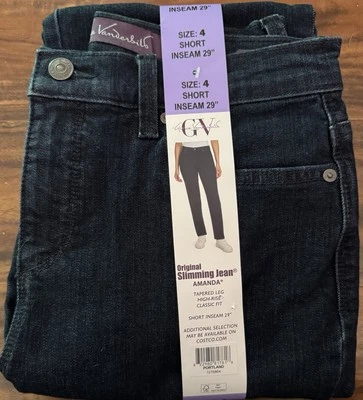 Gloria Vanderbilt Women's Amanda Original Slimming Jean Classic Fit 4 Short NWT - Image 1 of 2