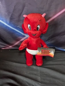 Peluche diavolo rosso grande Hot Stuff 13 pollici NUOVO Morbido nuovo con etichetta - Foto 1 di 4