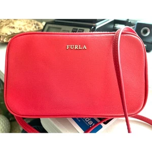 Furla Shoulder Handbag. Red. NWOT - Picture 1 of 9