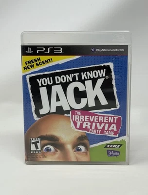 Refurbished You Don't Know Jack PS3 PlayStation 3 Complete CIB Pristine Disc - Image 1 of 4