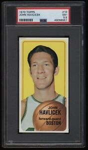 1970 John Havlicek PSA 5.5 Topps Basketball #10 *NICE* 2nd Year Invest NOW HOF 