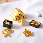 1:12 Dollhouse Miniature Golden Brick Mini Copper Cash Dolls House Accessori.AU