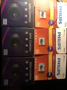 3 mini cámaras espía con tarjetas SD 64 GB 100 MB/s - Imagen 1 de 8