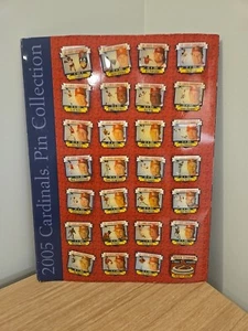 St. Louis Cardinals MLB 2005 Pins 28 Lot Collection Folder by St. Louis-Dispatch - Picture 1 of 1