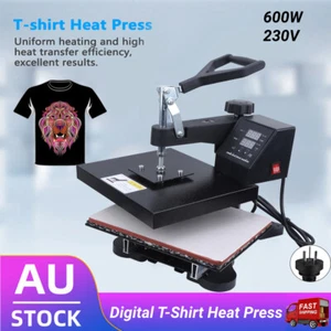 600W Heat Press Transfer T-Shirt Sublimation Printer Printing Machine Timer AU - Picture 1 of 12