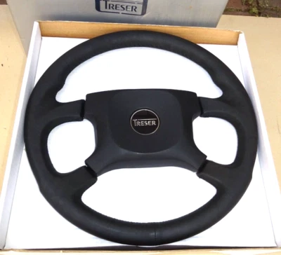 Treser Lenkrad Sportlenkrad Lederlenkrad Audi 80 90 Quattro, VW Golf 2 , Jetta 2 - Bild 1 von 4