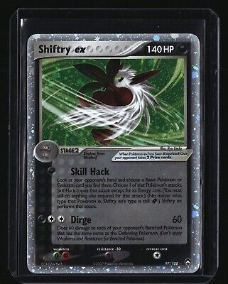 Pokemon SHIFTRY ex 97/108 (Ultra Rare Holo) Power Keepers - LP/Light Play