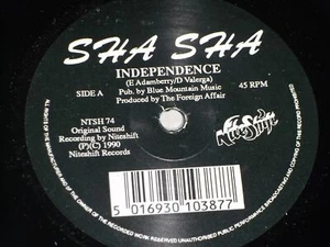 Sha Sha: Independence 7" Near Mint - Imagen 1 de 3