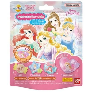 Lot of 5 BANDAI Disney Princess Bath Bomb with Capsule Hair Tie - Gift Japan - Picture 1 of 8