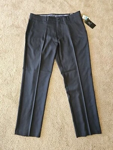 PGA TOUR Herren flache Golfhose vorne schwarz Größe 36/30 NEU $ 80 - Bild 1 von 6