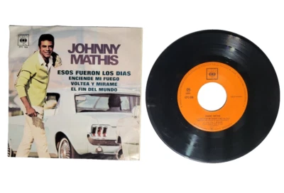 Johnny Mathis Light My Fire Doors Cover EP 45 rpm Mexican pressing CBS - Image 1 of 4