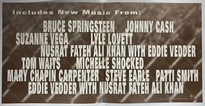 EDDIE VEDDER Dead Man Walking ORIGINAL 12x24 PROMO Flat POSTER 2 Sided PEARL JAM - Picture 1 of 2