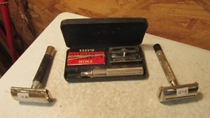 3 alte Gillette Sicherheitsrasierer Lot 1 - Bild 1 von 2