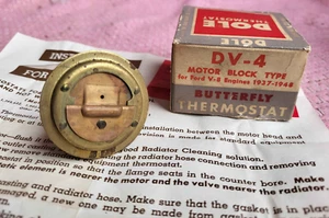 NOS 1937-1938-1939-1940-1941-1946-1947-1948 Ford V8 "160" "Butterfly" Thermostat - Picture 1 of 5