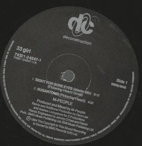 VINYL 12" M - MENSCHEN ANBLICK FÜR WUNDE AUGEN / SUGARTOWN / HED BOYS POST-OP MIX - Bild 1 von 2