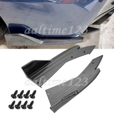 For BMW X1 X2 X3 X4 X5 X6 X7 Rear Bumper Spoiler Diffuser Lip Shark Fin Splitter Foto 1 de 4