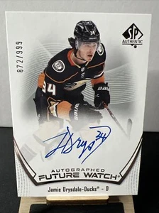 2021-22 SP Authentic Auto Future Watch 872/999 Jamie Drysdale #132 Rookie Auto - Picture 1 of 2