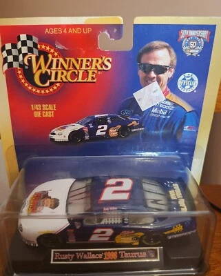 Rusty Wallace Nascar 50th Anniv. 1998 Taurus Winner's Circle Elvis #2 1/43 NIB  - Image 1 of 4