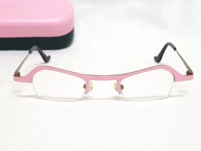 LUNETTES ANNE ET VALENTIN B84 DIENTE MEDIA LLANTA GAFAS TITANIO ROSA CLARO CRISTALES Foto 1 de 4