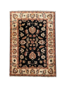 4'9'' x 3' 3'' | Oriental Hand Double-Knotted Choby Zeilger Rug | Stampa Rugs - Picture 1 of 5