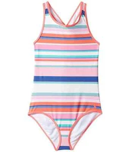 Joules L109337 Kids Briony One-Piece Swimsuit Pink Multi Girl’s Size 11 - Picture 1 of 2