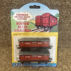 Thomas The Tank Engine & Friends ERTL SODOR MAIL COACHES NEW AND SEALED 1995 . - Picture 1 of 3