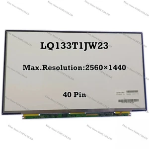 LQ133T1JW23 13,3 pulgadas QHD 2560X1440 LED LCD pantalla panel de repuesto 40 pines - Imagen 1 de 1