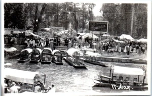 GÓNDOLAS Barcos Turísticos BARCA CERVEZA SUPERIOR México RPPC - Postal - Imagen 1 de 2
