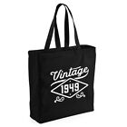 75th Birthday Gift Idea For Her Women Lady Shopping Bag Present Tote 75
